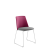 Konferenční židle Melody Chair 361-Q-N0 (drátěná ocelová podnož, bílý nástřik)