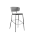 Barová židle FLEXI CHAIR 122-N1, kostra černá