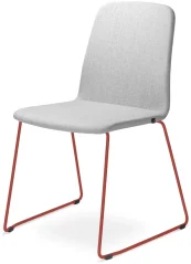 Konferenční židle Sunrise 152-Q-N14 (drátěná kostra - odstín signální červená RAL 3001)