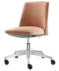 Designové křeslo Melody Design 775-FR,F40-N6 (hliníkový leštěný kříž)