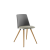 Židle MELODY CHAIR 361-D (dřevěná podnož, přírodní dub, olejovaný)