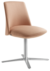 Designové křeslo MELODY DESIGN 770,F25-N6 (4-ramenný ALU leštěný kříž)