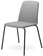 Konferenční židle Sunrise 152-N1 (kostra černý nástřik, celočalouněný korpus, stohovatelná)
