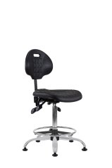 Antistatická židle 1291 PU ASYN C antistatic ESD - (vysoký píst 1253, kruh pod nohy 1906)