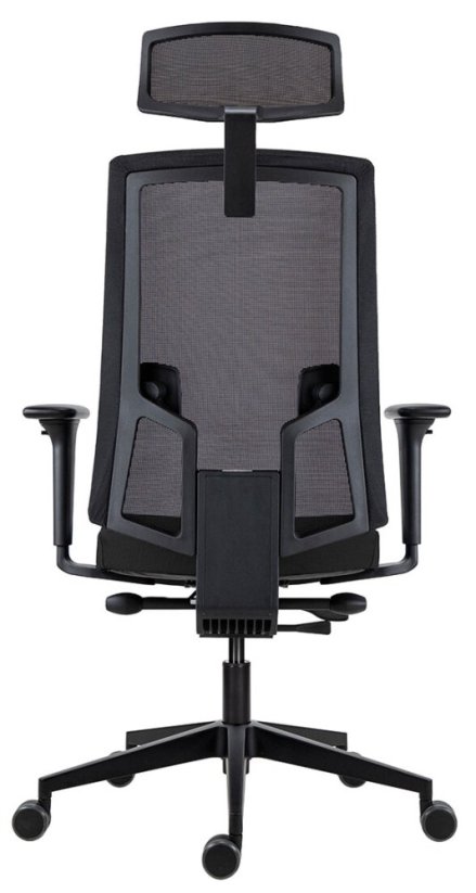 Kancelářská židle LAPEL 2900 SYN-B PDH ALU černá