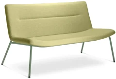 Dvojmístné křeslo Oslo Lounge OL-K2-N12 (podnož šalvějově zelená PANTONE 17-6212 TCX)