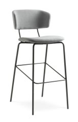 Barová židle FLEXI CHAIR 122-N7, kostra bronzová prášková barva