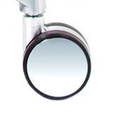 01110-WEB-CR: WEB CR kolečka na koberce, chromovaná (průměr 6 cm)