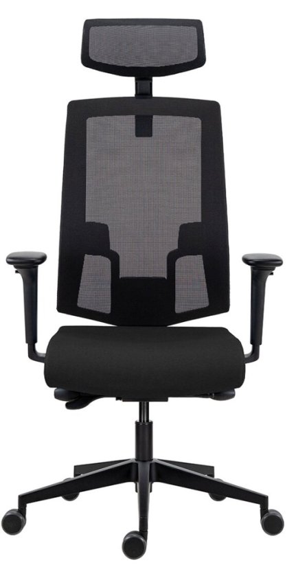 Kancelářská židle LAPEL 2900 SYN-B PDH ALU černá