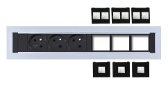 Konfigurovatelný pevný panel KPP 6 GREY+C55C40CC8:C155