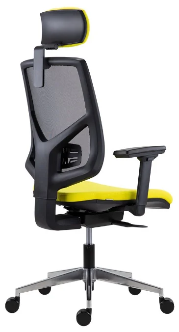 Kancelářská židle 1750 SYN SL Skill ALU PDH – zadoboční pohled