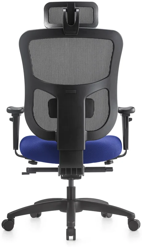 Zátěžová židle Natus Q24 modrá Office Pro, detail s područkami