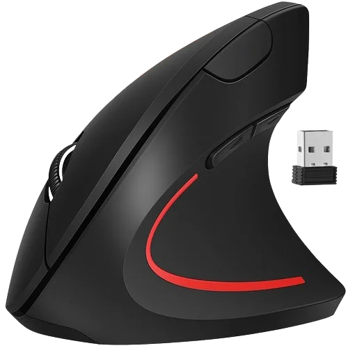 Bezdrátová vertikální myš IZOXIS s USB nano přijímačem